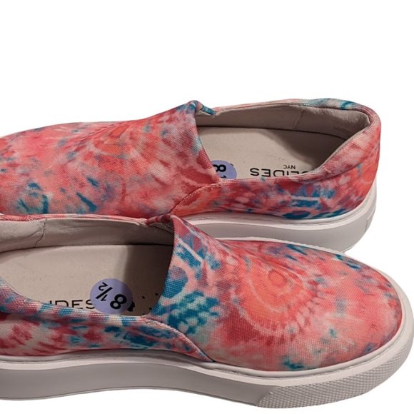 J-Slides Dusty Women's Pink & Blue Tie-Dye  Slip-on Sneaker Size 8.5 New w/o Box - Picture 13 of 14